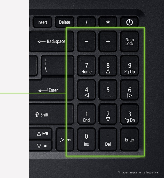 Teclado Notebook Acer A315-42G-R8LU