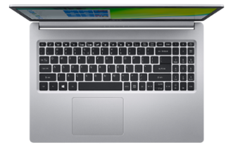 Visão superior Notebook A515-54-587L