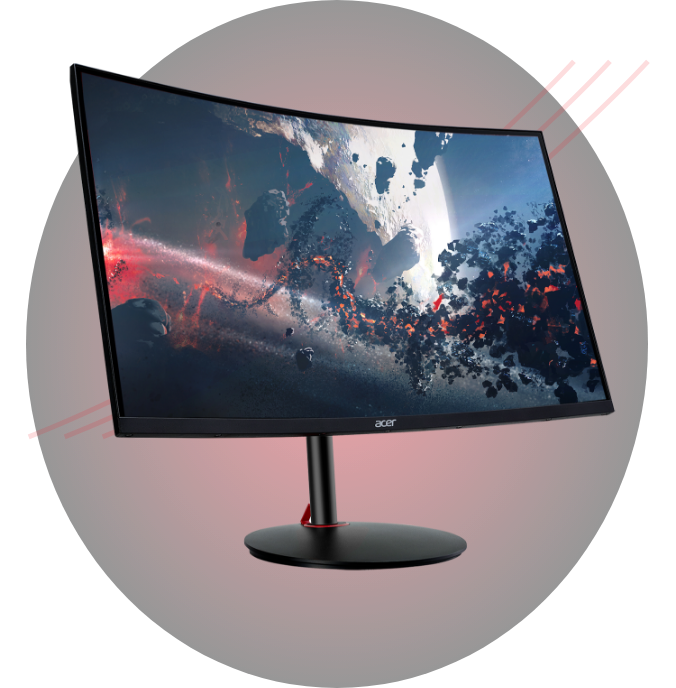 Acer Monitor XZ270X Curva Imersiva