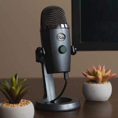 Microfone Condensador Streaming Blue - Yeti Nano USB - Microfone