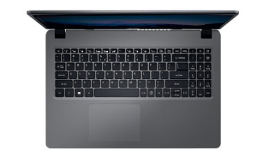 Visão superior Notebook