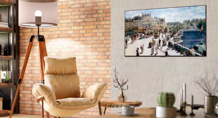 Mais que uma TV. Uma obra-prima na sua parede.