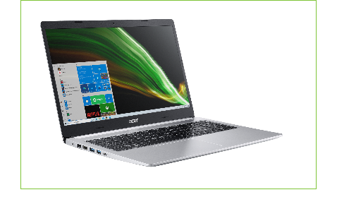 Visão frente Notebook A515-54G-59KV