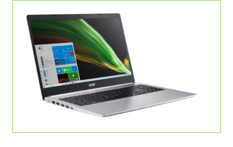 Visão frente Notebook A515-54G-71WN