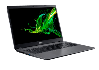 Visão frente Notebook