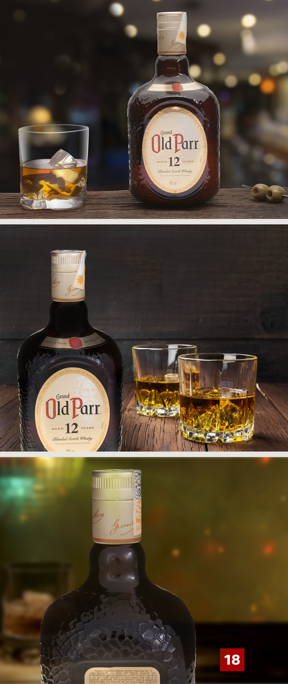 3本GRAND Old Parr 12years WHISKY GRAND OLD PARR 12 ANOS – Empório Milão