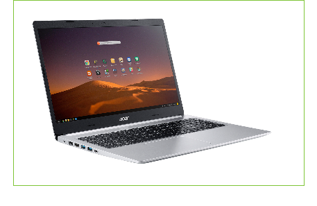 Visão frente Notebook A515-54-76NA