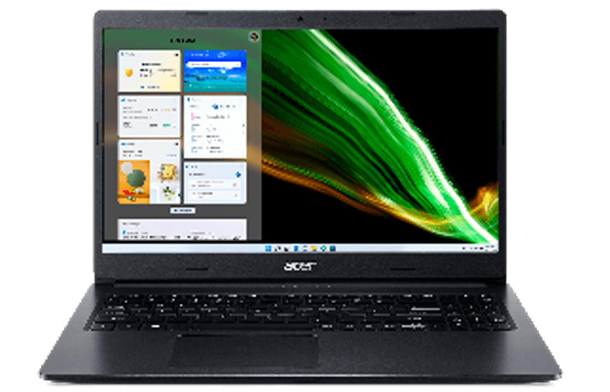 Visão traseira Notebook