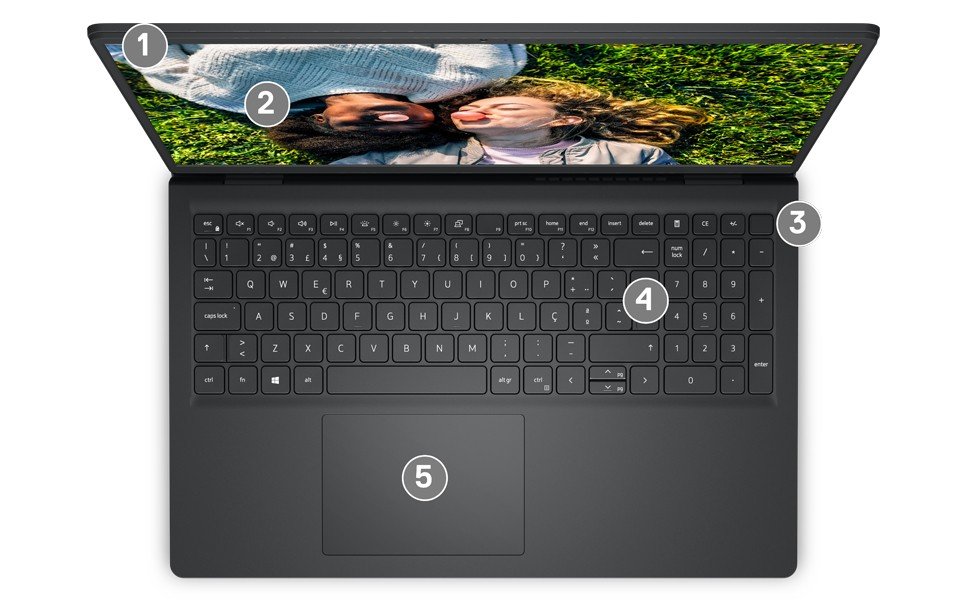 Notebook Dell Inspiron 15 3000 Intel Core i3 - 8GB 256GB SSD 15,6