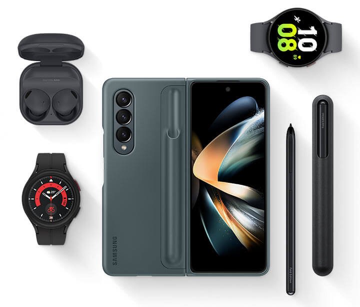 Smartphone Samsung Galaxy Z Fold4 256GB Preto 5G Octa-Core 12GB