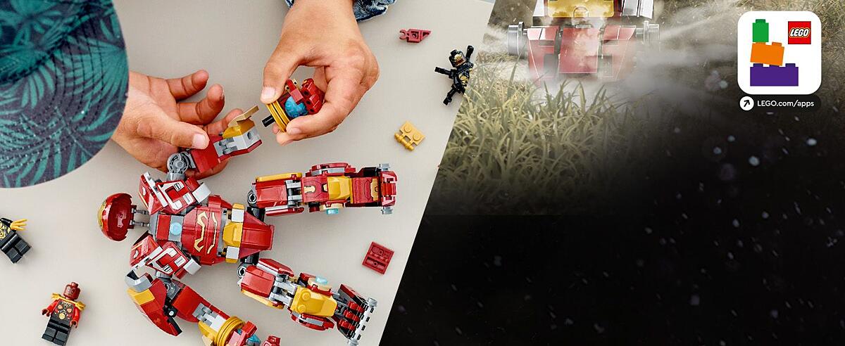 Uma experiência de construir e brincar para fãs da Marvel