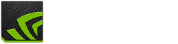 Logo Geforce Experience em verde e branco.