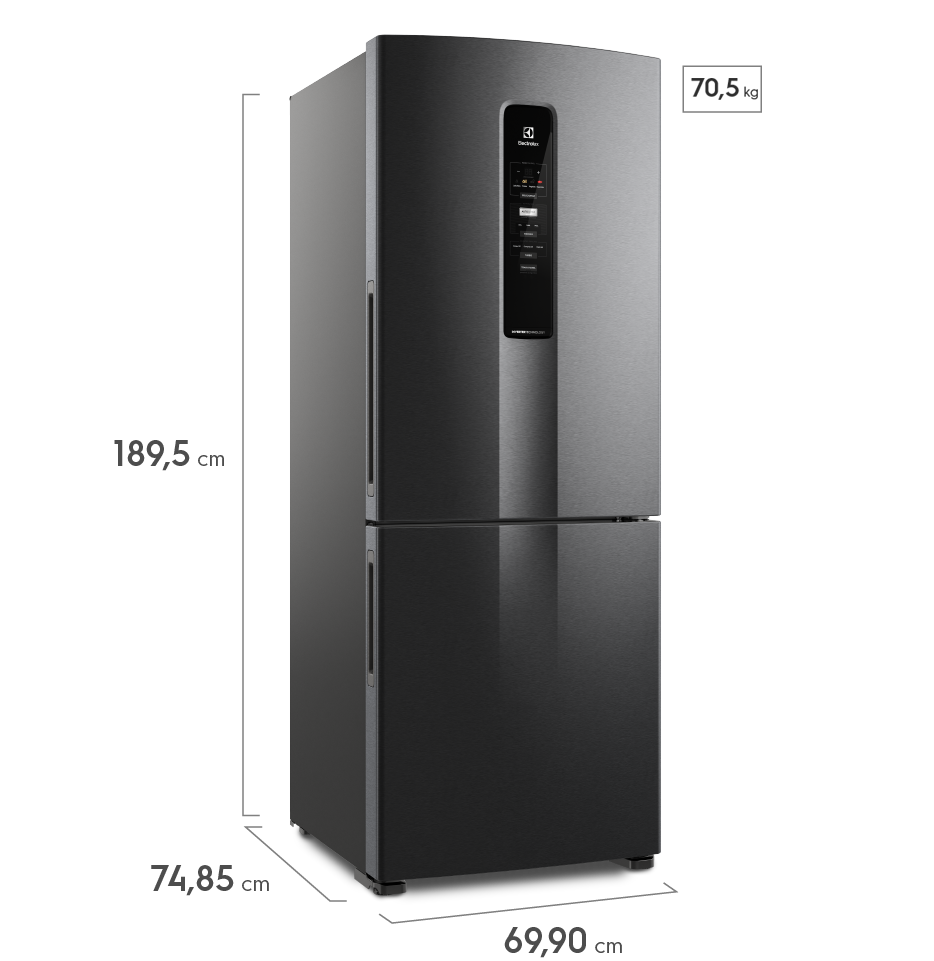 Lucky7 黒・フルプロ仕様 PSA9連 Geladeira/Refrigerador Electrolux Frost Free - Inverse Black Inox