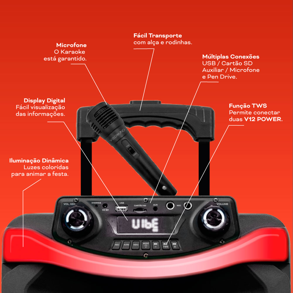 Banner V12 Power Painel