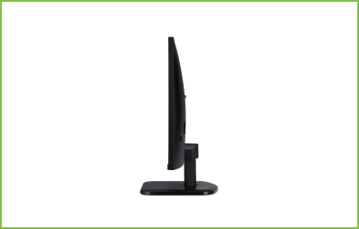 Monitor Acer vista lateral.