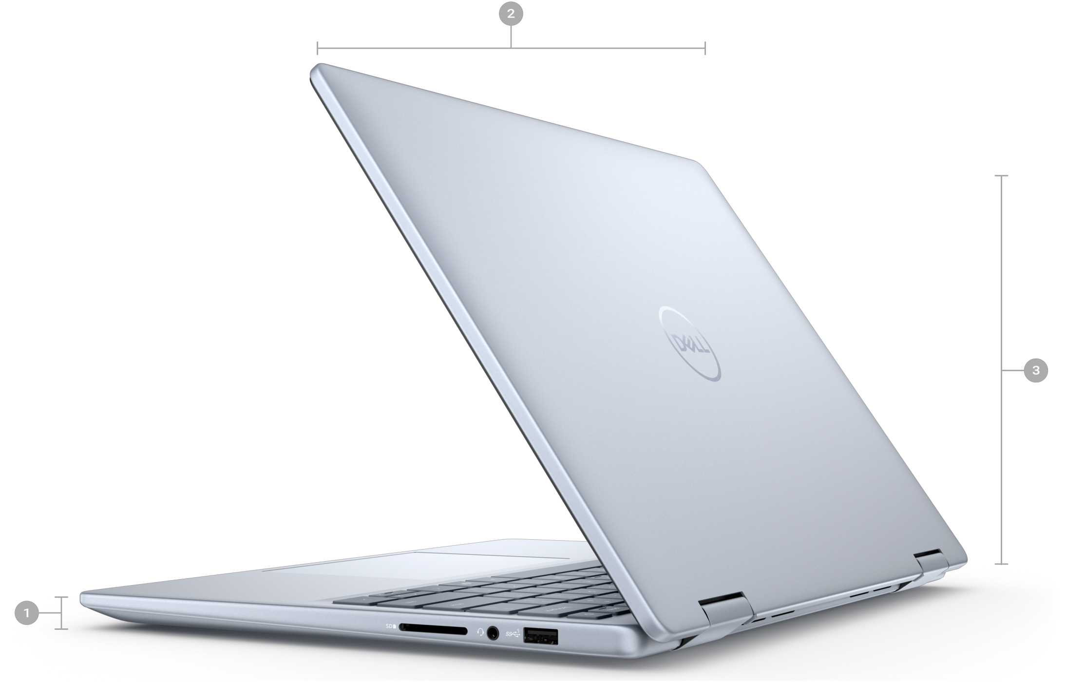 Dimensões e Peso Inspiron 14