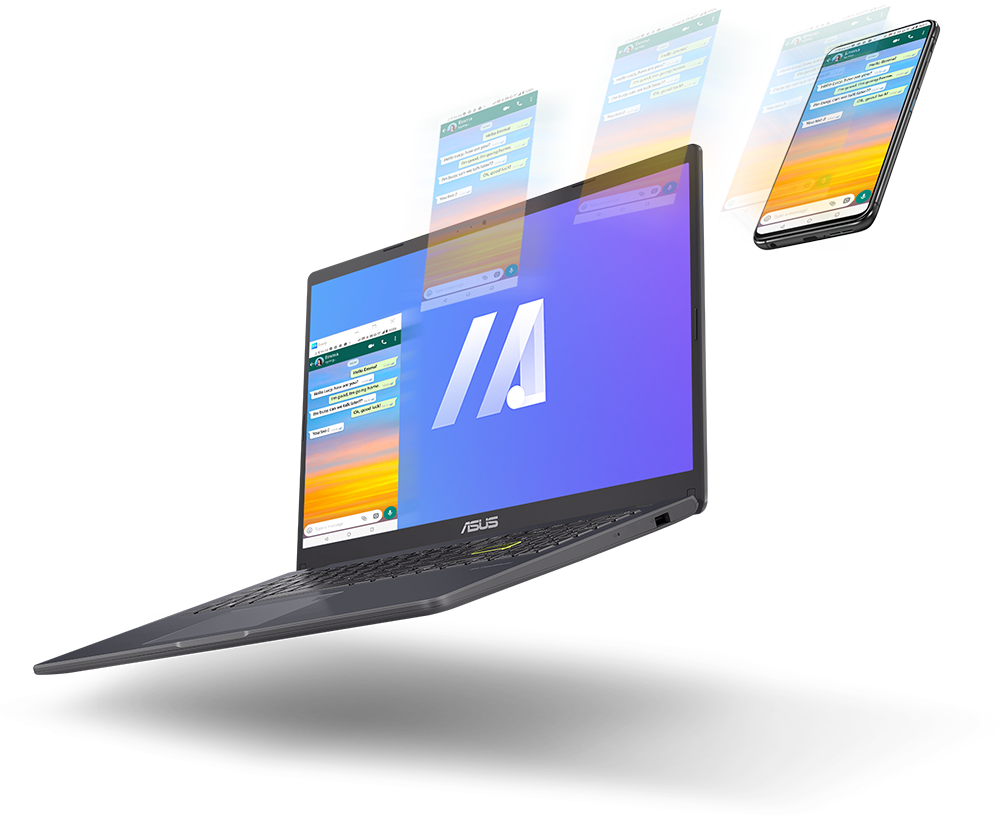 imagem ilustrativa E510 com Link to my Asus