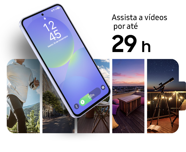 Smartphone Samsung Galaxy A36 128GB 5G - Verde, Câmera Tripla 50MP