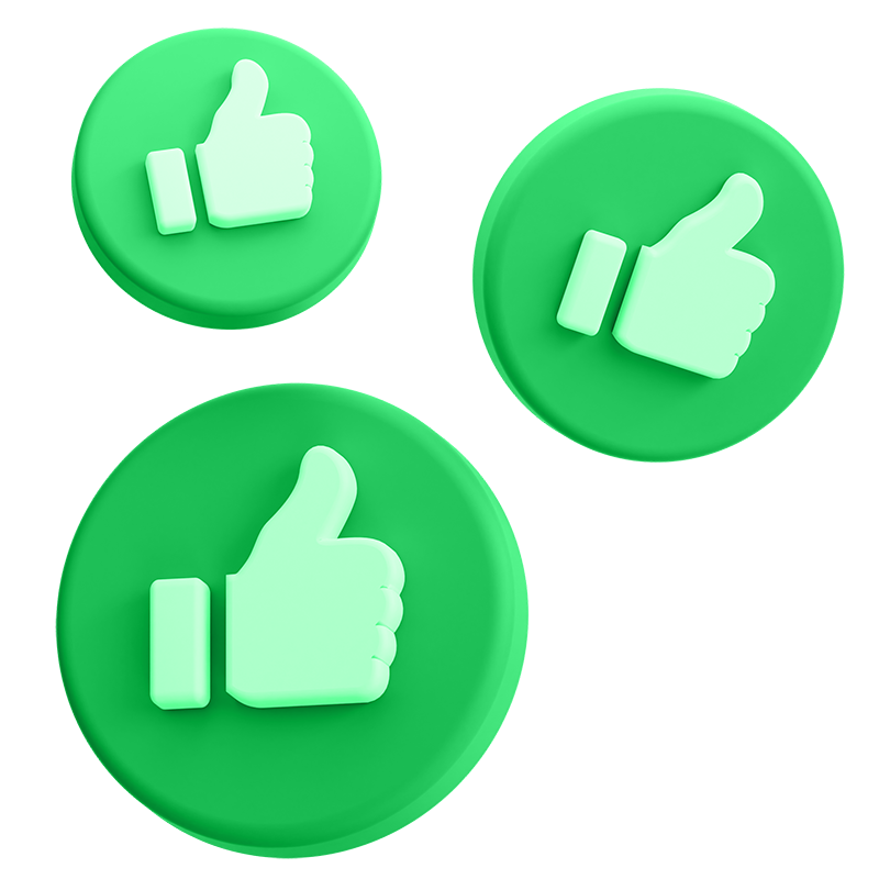 Ícone ilustrativo representando pontos positivos do produto