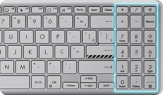 imagem ilustrativa teclado