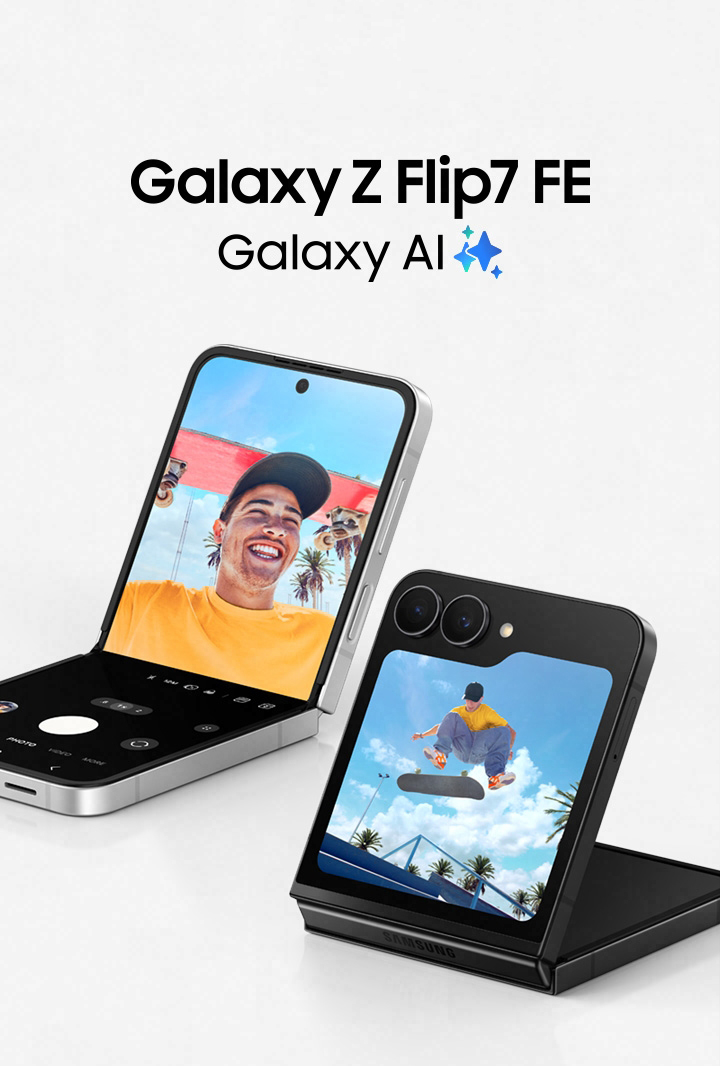 Celular Samsung Galaxy Z Flip7 FE, 256GB, 8GB RAM, 6.7