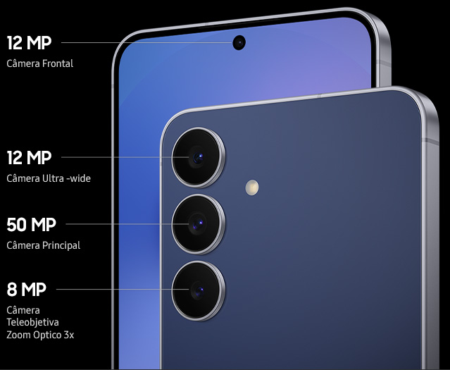 O AI ProVisual Engine do Galaxy S25 FE realça cores, nitidez e contraste em tempo real, garantindo fotos vibrantes, detalhadas e com aparência natural.