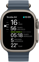 Apple Watch Ultra 3, tela de mergulho
