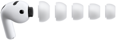 AirPods Pro 3, pontas de silicone, cinco tamanhos