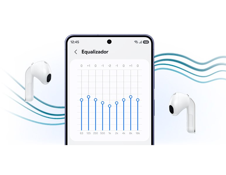 Fone de Ouvido Bluetooth Samsung Galaxy Buds 4 com Microfone