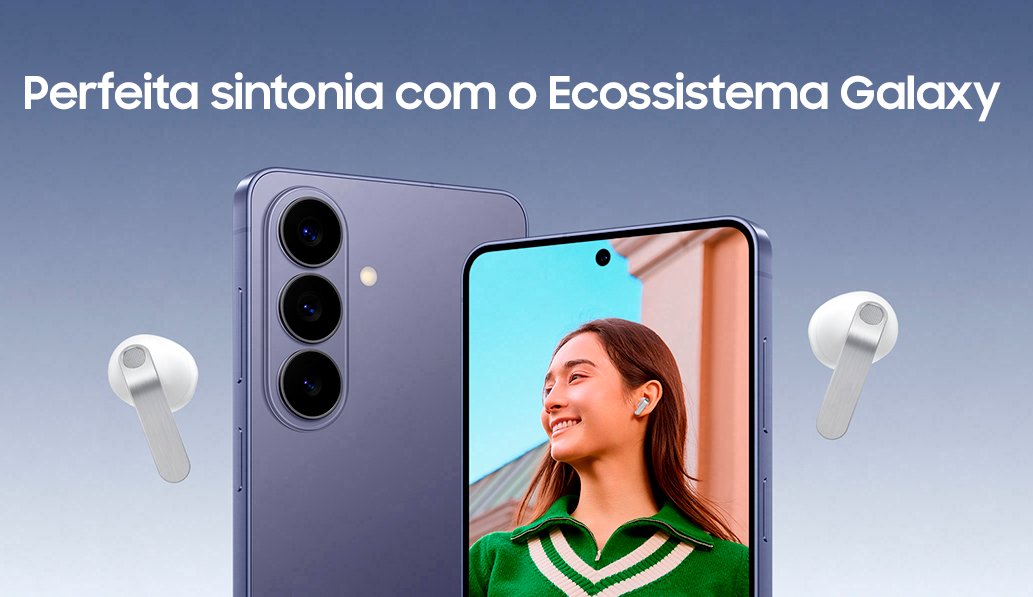 Fone de Ouvido Bluetooth Samsung Galaxy Buds 4 com Microfone