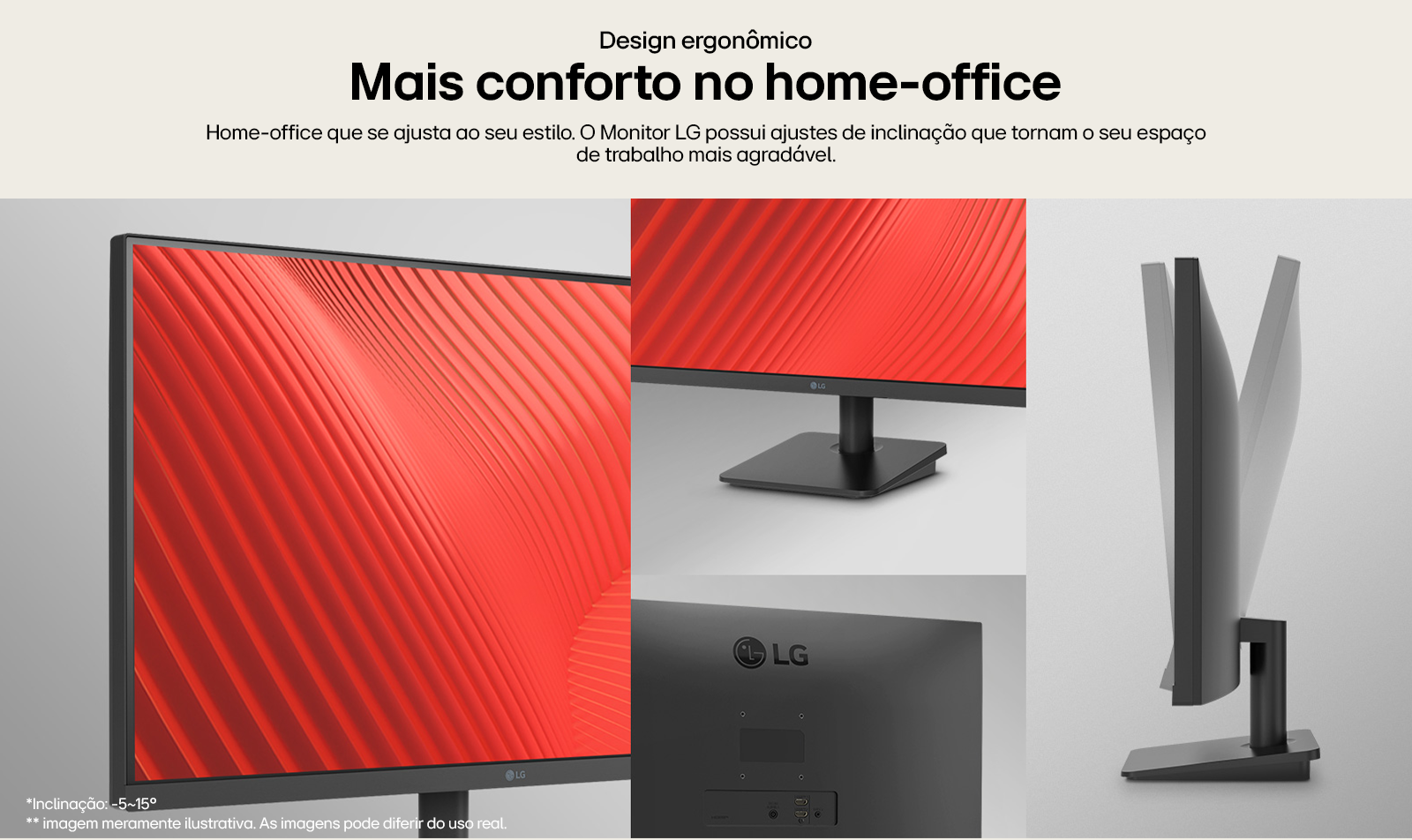 Monitor Led 27 LG 27ms500-b 1920x1080 Hdmi 5ms 100hz Preto - Geral