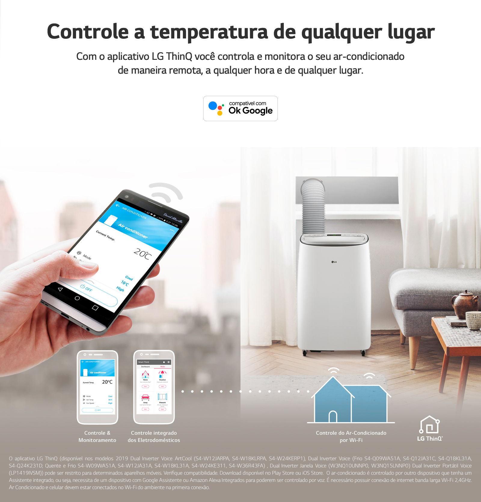 LG Dual Inverter Voice Portátil