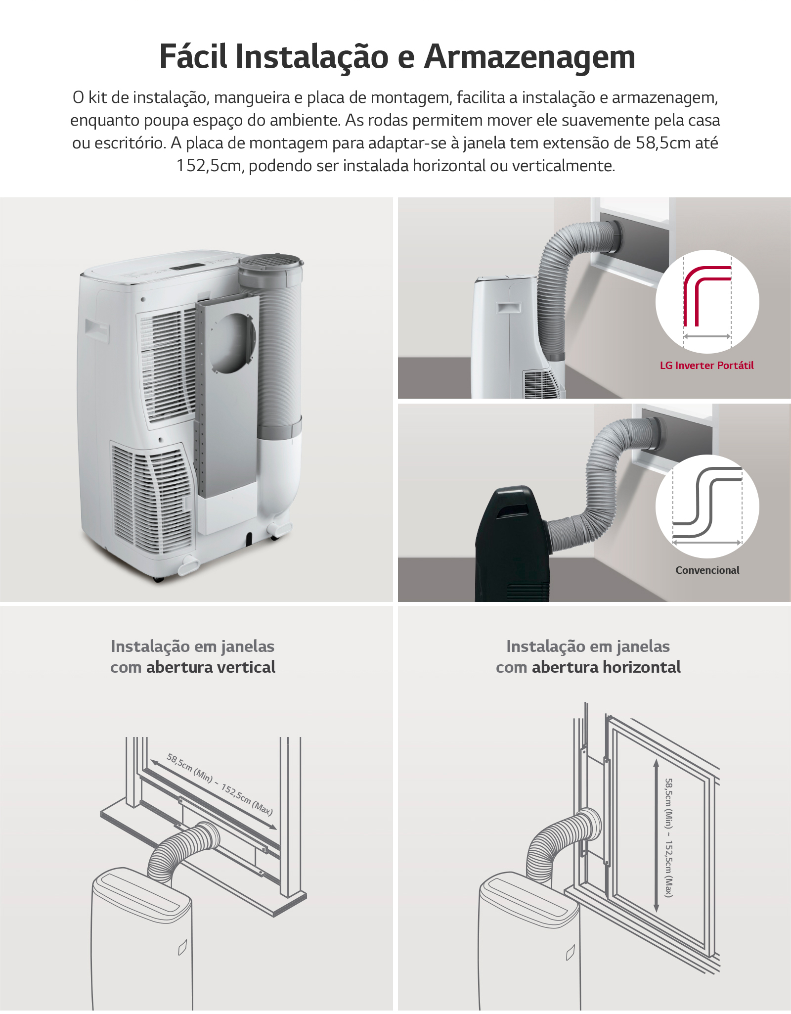 LG Dual Inverter Voice Portátil