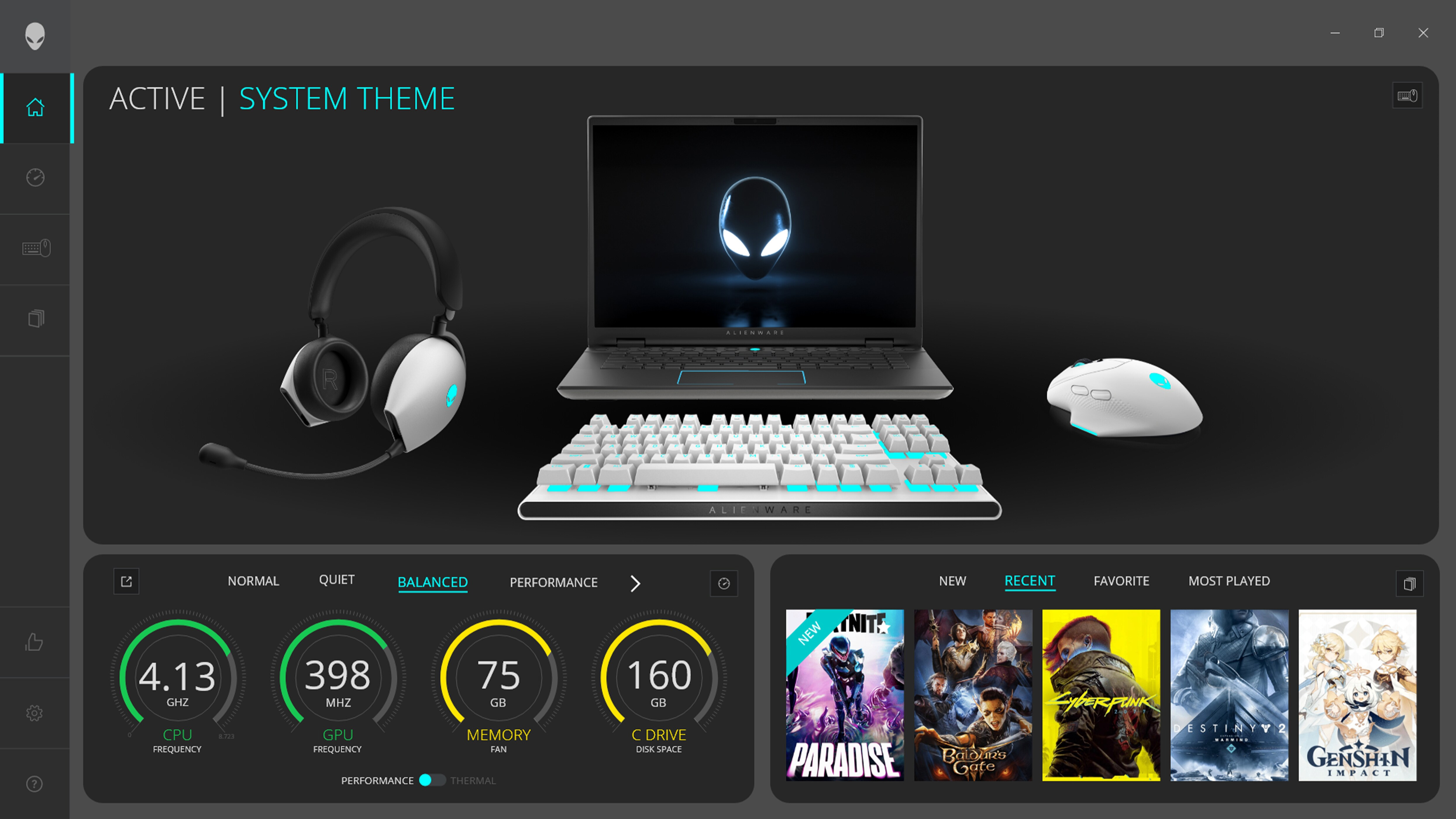 Alienware Comand Center