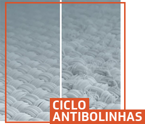 Botão antibolinhas