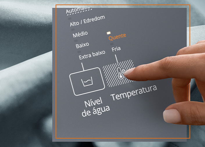 Painel de Etapas da Lavadora Brastemp Branca 12kg