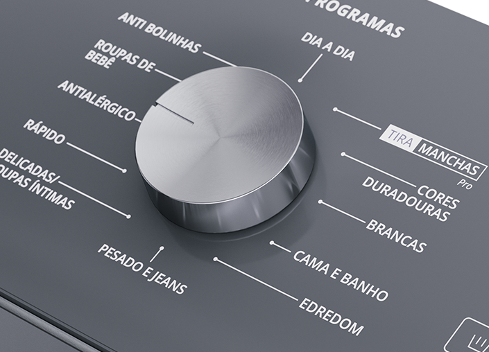 Programas da Lavadora Brastemp Branca 12kg