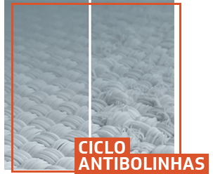 Botão antibolinhas