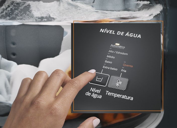 Niveis de agua da Lavadora Brastemp Titanio 12kg