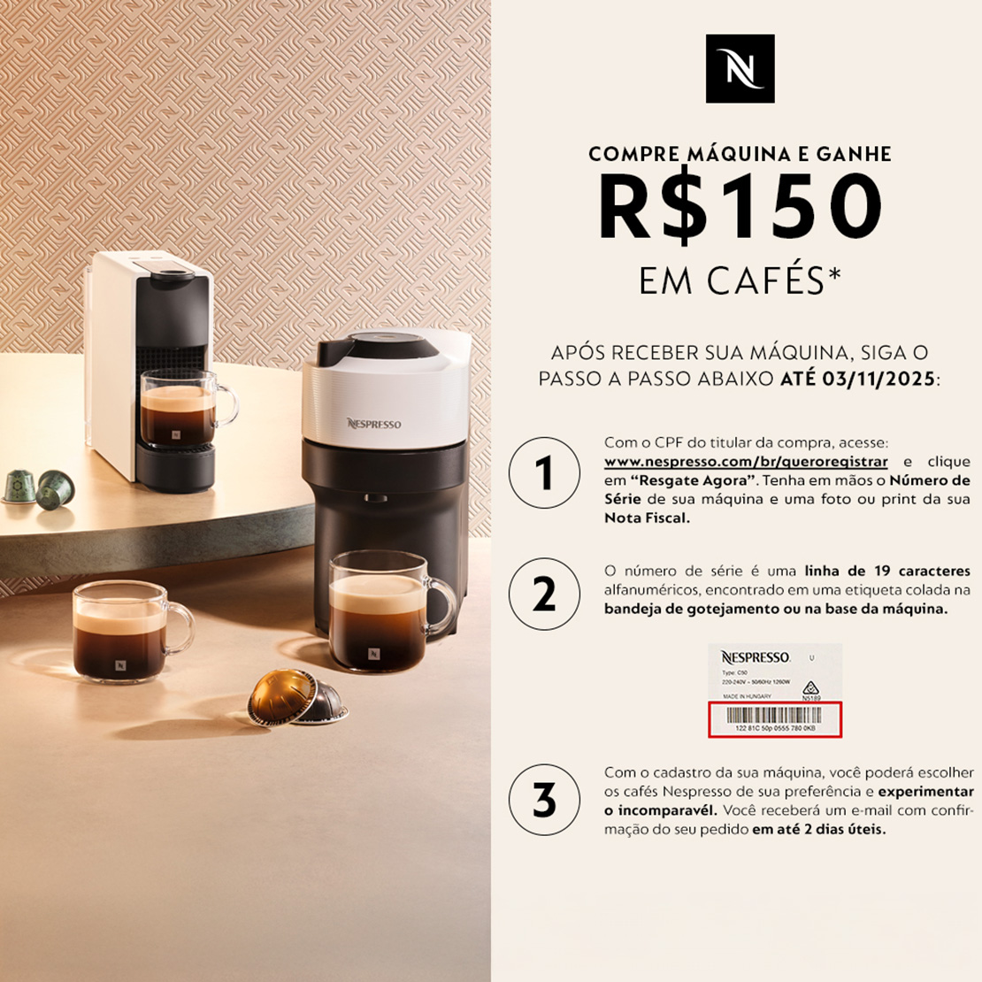 Cafeteira Nespresso Citiz Branco - Cafeteira Nespresso