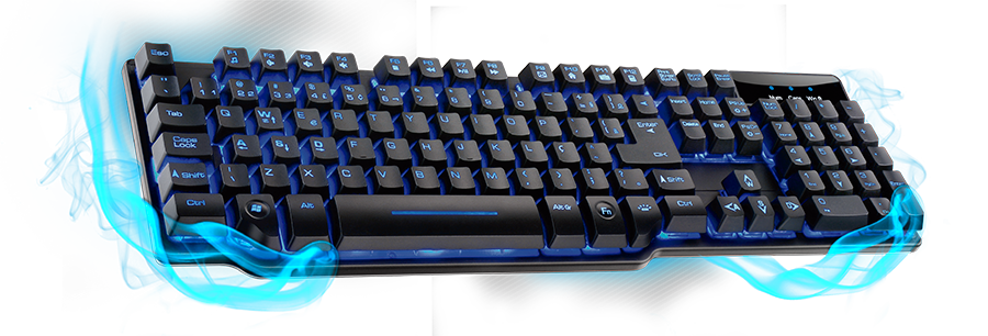 Teclado Gamer Mecânico Warrior