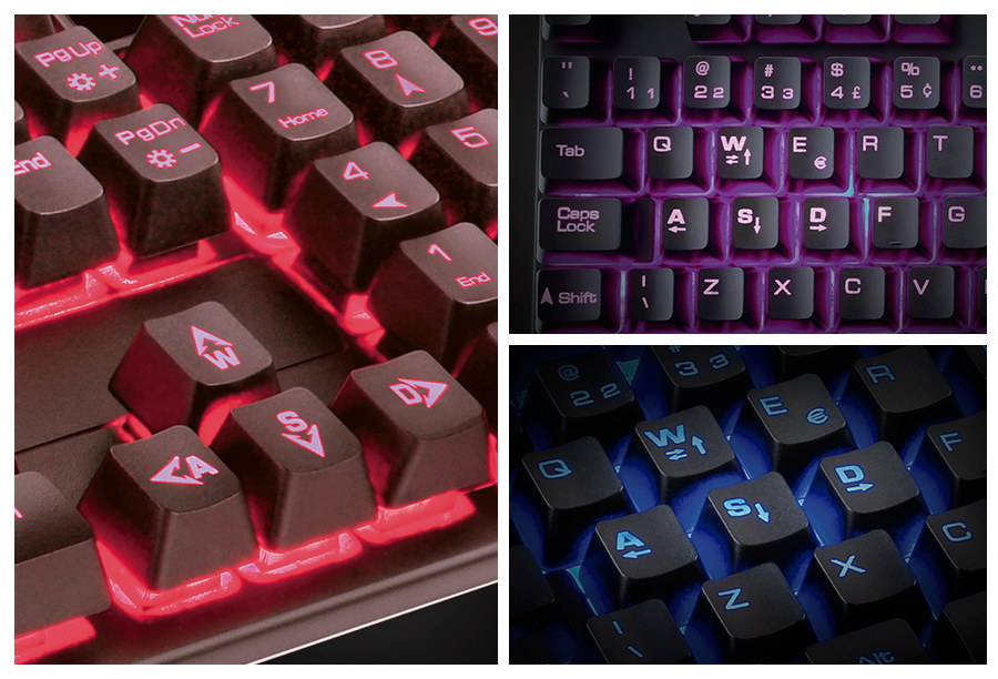 Teclado Gamer Mecânico Warrior Colors