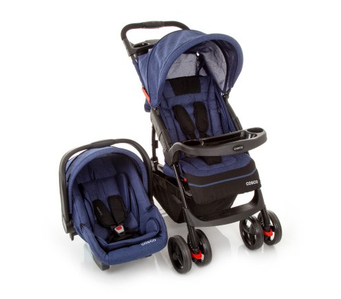 Travel System Moove Azul Mescla