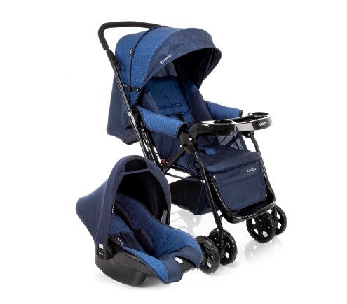 Travel System Reverse Azul Rajado