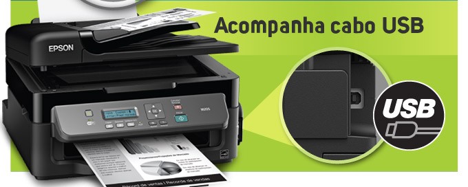 Acompanha cabo USB