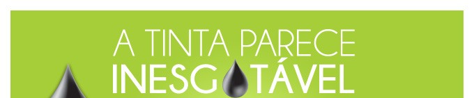 A tinta parece inesgotável