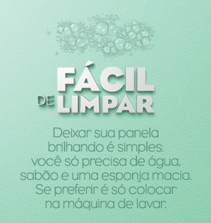 Fácil de limpar